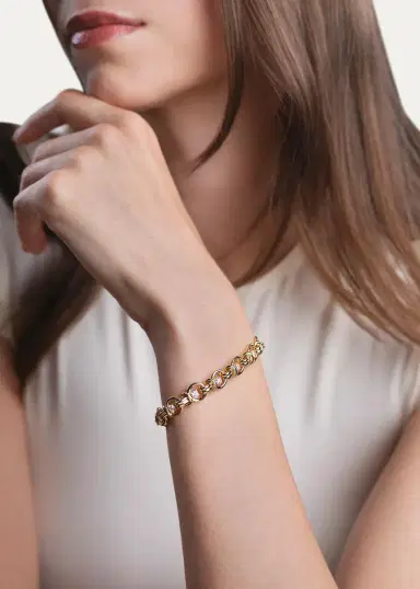 Melissa Kaye 18K Yellow Gold Rocky Bracelet with Diamonds | Thumbnail 2 Melissa Kaye 18K Yellow Gold Rocky Bracelet with Diamonds | Thumbnail 2