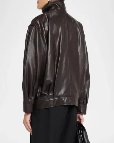 ARMA Paula Oversized Leather Jacket | Thumbnail 3 ARMA Paula Oversized Leather Jacket | Thumbnail 3