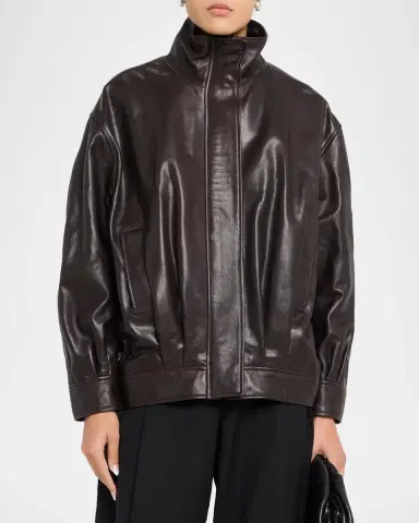 ARMA Paula Oversized Leather Jacket | Thumbnail 4 ARMA Paula Oversized Leather Jacket | Thumbnail 4