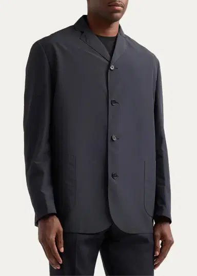 Jil Sander Men's Polyester Single-Breasted Sport Jacket 14 | Thumbnail 4