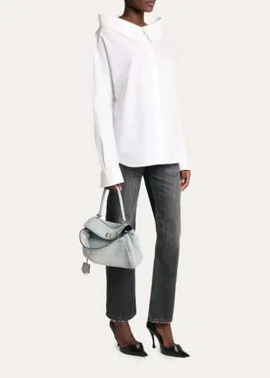 Balenciaga Rodeo Small Suede Top-Handle Bag | Thumbnail 5