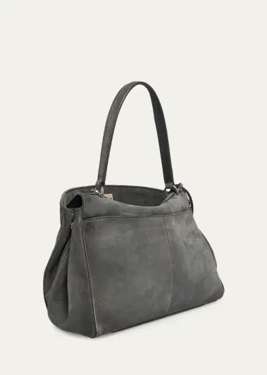 Balenciaga Rodeo Small Suede Top-Handle Bag | Thumbnail 6