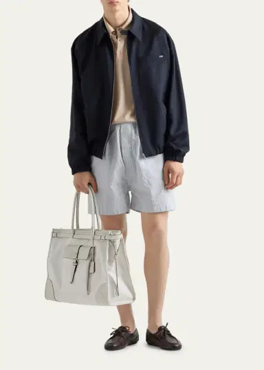 Prada Men's Wool and Mohair Blouson | Thumbnail 2