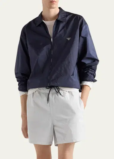 Prada Men's Re-Nylon Blouson Jacket | Thumbnail 4
