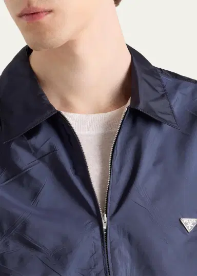 Prada Men's Re-Nylon Blouson Jacket | Thumbnail 5