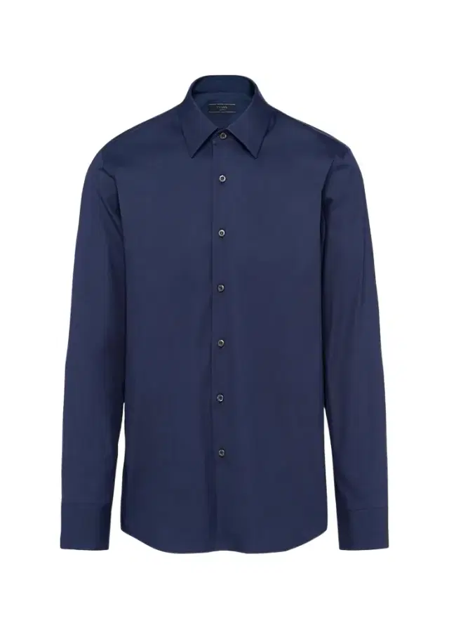 Prada Men's Poplin Stretch Sport Shirt