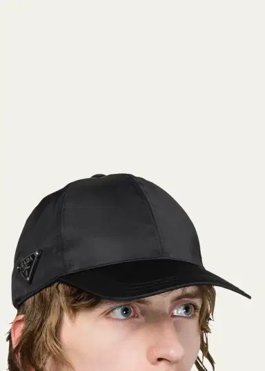 Prada Men's Nylon Baseball Hat | Thumbnail 4