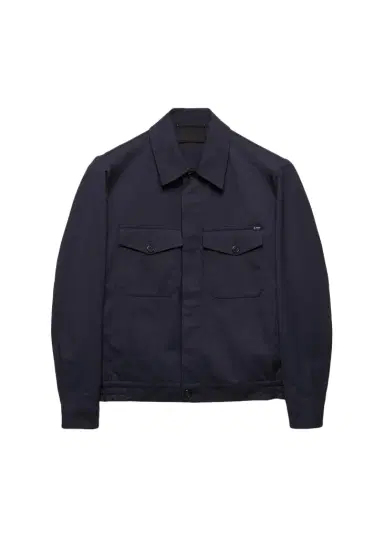 Prada Men's Technical Twill Shirt Jacket | Thumbnail 1