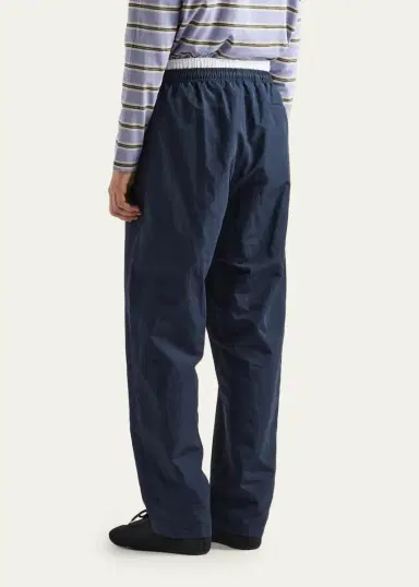 Prada Men's Cotton and Linen Relaxed Pull-On Pants | Thumbnail 3