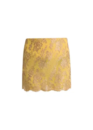 Saint Laurent Lace Mini Skirt | Thumbnail 1 Saint Laurent Lace Mini Skirt | Thumbnail 1