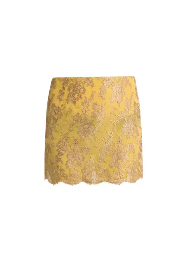 Saint Laurent Lace Mini Skirt