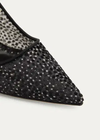 Manolo Blahnik 90mm BBLA Dot Mesh Pumps | Thumbnail 3
