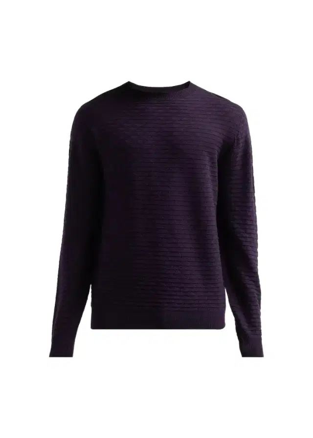 Giorgio Armani Geometric Textured Virgin Wool Crewneck Sweater