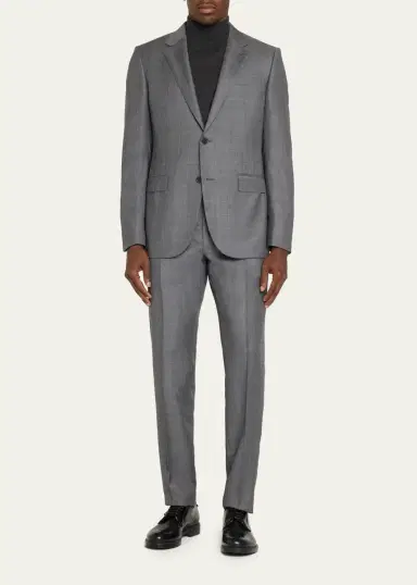 Zegna Men's Trofeo Wool Suit | Thumbnail 2 Zegna Men's Trofeo Wool Suit | Thumbnail 2