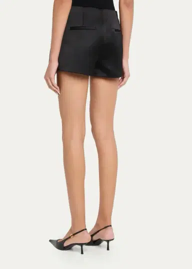 Ulla Johnson Isa High-Rise Satin Shorts | Thumbnail 3