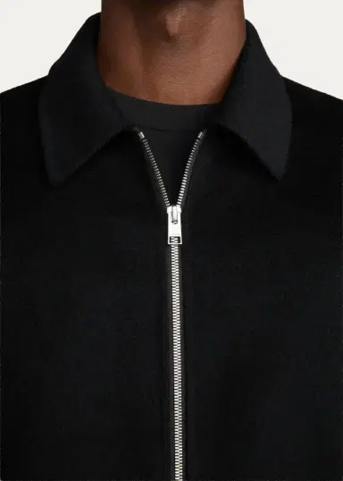 Frame Men's Double-Faced Wool Full-Zip Overshirt | Thumbnail 5