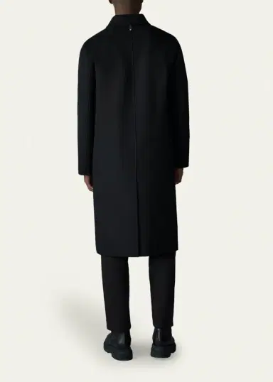 Mackage Men's Beckett Handmade Wool Overcoat | Thumbnail 3