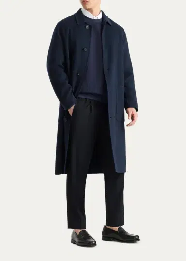 Mackage Men's Beckett Handmade Wool Overcoat | Thumbnail 6