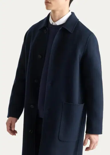 Mackage Men's Beckett Handmade Wool Overcoat | Thumbnail 9