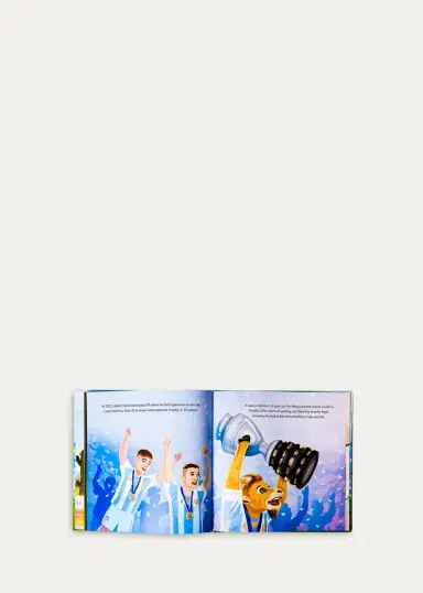 The Goat Academy "Lionel Messi, The GOAT" Hardcover Book | Thumbnail 2