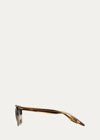 BARTON PERREIRA Men's Dino Acetate Keyhole-Bridge Square Sunglasses | Thumbnail 2