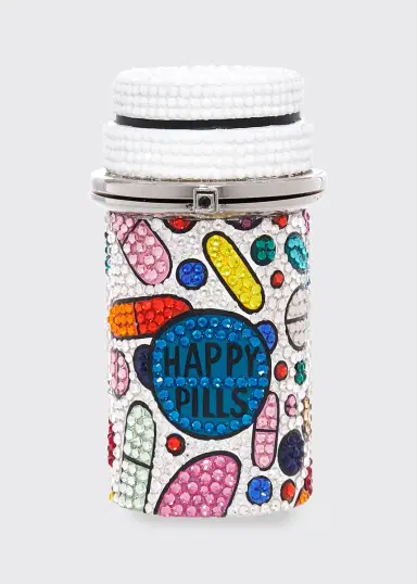 Judith Leiber Couture Prescription Bottle 'Happy Pills' Crystal Pillbox | Thumbnail 4 Judith Leiber Couture Prescription Bottle 'Happy Pills' Crystal Pillbox | Thumbnail 4