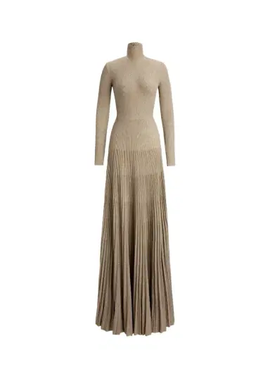 Ralph Lauren Collection Turtleneck Sweater Evening Dress | Thumbnail 1