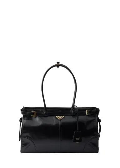 Prada Bonnie Leather Shoulder Bag | Thumbnail 1 Prada Bonnie Leather Shoulder Bag | Thumbnail 1