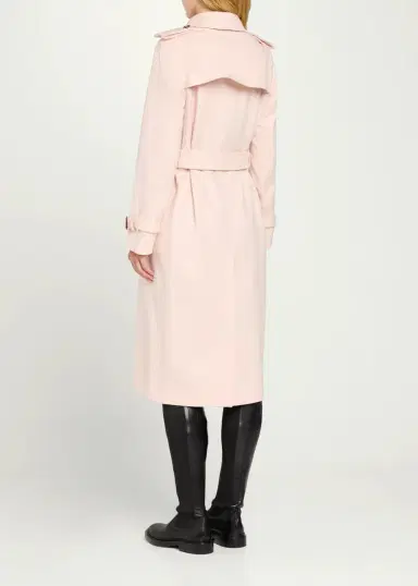 Burberry Kensington Double-Breasted Trench Coat in Brushed Cashmere | Thumbnail 3 Burberry Kensington Double-Breasted Trench Coat in Brushed Cashmere | Thumbnail 3