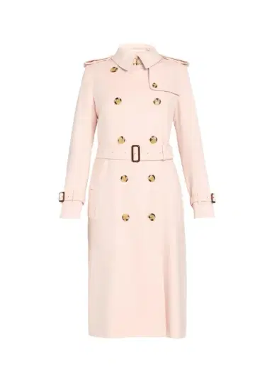 Burberry Kensington Double-Breasted Trench Coat in Brushed Cashmere | Thumbnail 1 Burberry Kensington Double-Breasted Trench Coat in Brushed Cashmere | Thumbnail 1