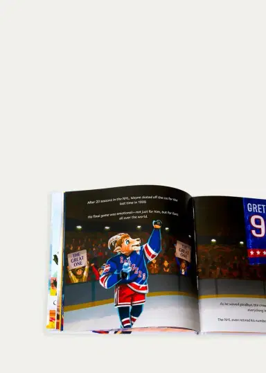 The Goat Academy "Wayne Gretzky, The GOAT" Hardcover Book | Thumbnail 2