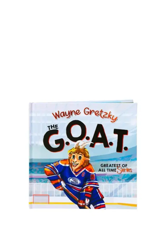 The Goat Academy "Wayne Gretzky, The GOAT" Hardcover Book