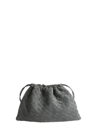 Bottega Veneta Suede Drawstring Pouch Clutch Bag | Thumbnail 1 Bottega Veneta Suede Drawstring Pouch Clutch Bag | Thumbnail 1