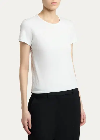 Tom Ford Cotton Jersey Fitted Short-Sleeve T-Shirt | Thumbnail 4 Tom Ford Cotton Jersey Fitted Short-Sleeve T-Shirt | Thumbnail 4
