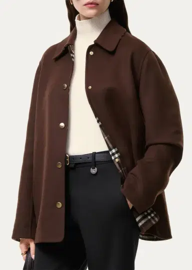Burberry Lancashire Check Wool Twill Single-Breasted Jacket | Thumbnail 3 Burberry Lancashire Check Wool Twill Single-Breasted Jacket | Thumbnail 3