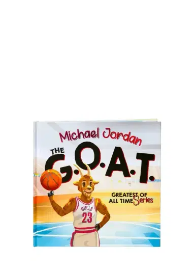 The Goat Academy "Michael Jordan, The GOAT" Hardcover Book | Thumbnail 1