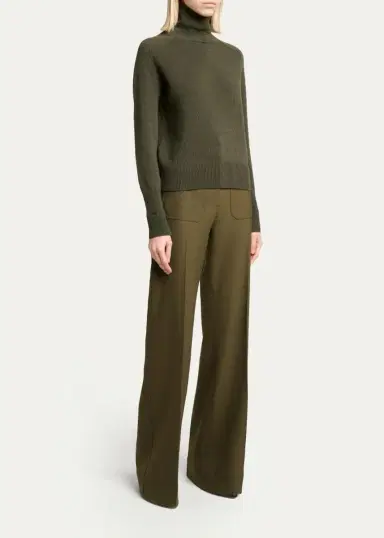 Victoria Beckham Marie Merino Wool Turtleneck Sweater | Thumbnail 2 Victoria Beckham Marie Merino Wool Turtleneck Sweater | Thumbnail 2