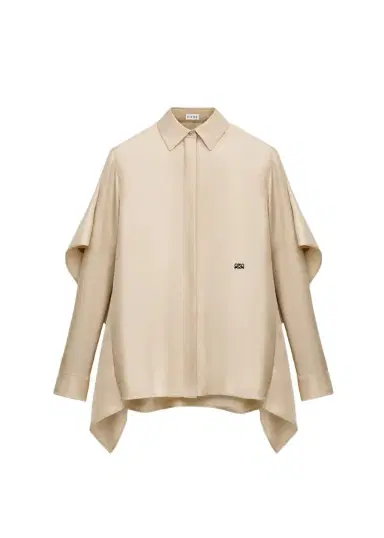 Loewe Silk-Blend Cape Shirt | Thumbnail 1 Loewe Silk-Blend Cape Shirt | Thumbnail 1