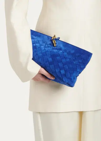 Bottega Veneta Andiamo Suede Clutch | Thumbnail 2 Bottega Veneta Andiamo Suede Clutch | Thumbnail 2