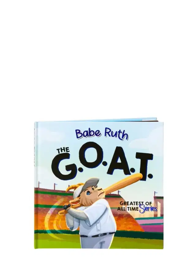 The Goat Academy "Babe Ruth, The GOAT" Hardcover Book