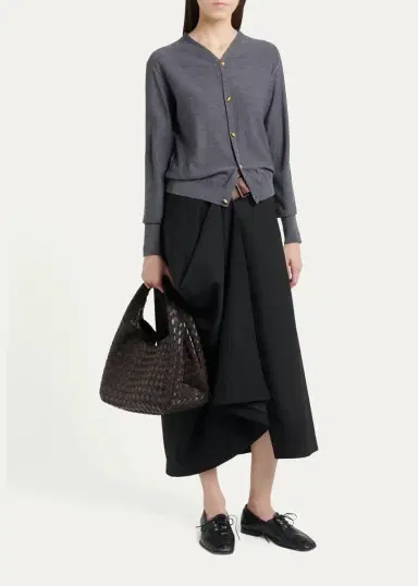 Bottega Veneta Large Campana Large Leather Shoulder Bag | Thumbnail 5 Bottega Veneta Large Campana Large Leather Shoulder Bag | Thumbnail 5