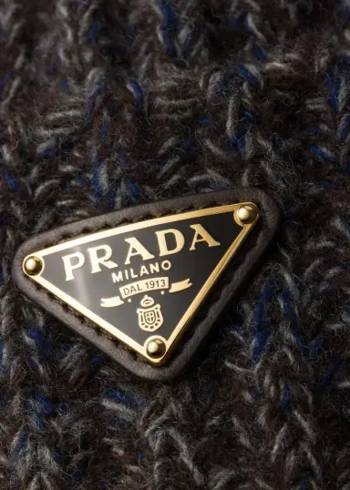 Prada Cashmere-Wool Rib Knit Beanie | Thumbnail 5 Prada Cashmere-Wool Rib Knit Beanie | Thumbnail 5