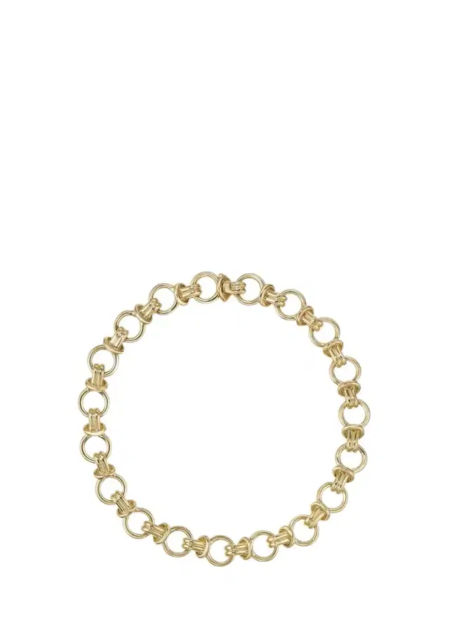 Melissa Kaye 18K Yellow Gold Rocky Bracelet