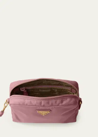 Prada Small Nylon Cosmetic Pouch Bag | Thumbnail 4 Prada Small Nylon Cosmetic Pouch Bag | Thumbnail 4