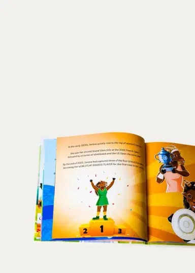 The Goat Academy "Serena Williams, The GOAT" Hardcover Book | Thumbnail 2