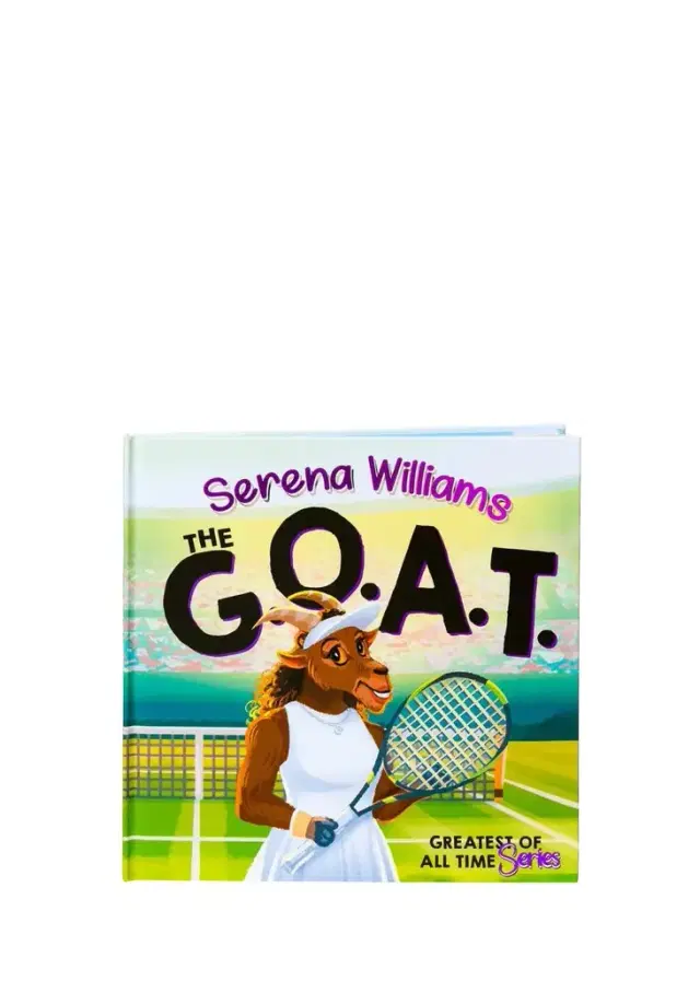 The Goat Academy "Serena Williams, The GOAT" Hardcover Book