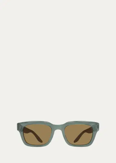 BARTON PERREIRA Men's Butzi Acetate Rectangular Sunglasses | Thumbnail 4
