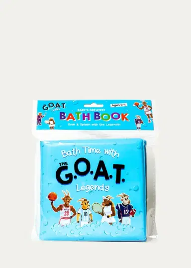 The Goat Academy "Bath Time with the GOAT Legends" Sports Bath Book | Thumbnail 4