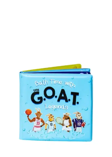 The Goat Academy "Bath Time with the GOAT Legends" Sports Bath Book | Thumbnail 1