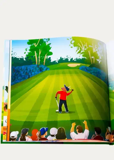 The Goat Academy "Tiger Woods, The GOAT" Hardcover Book | Thumbnail 2